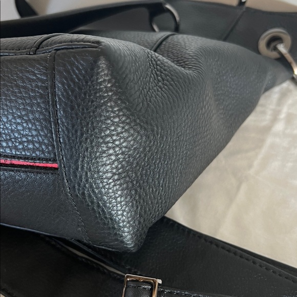 Hammitt Large Daniel Black Studded Leather Tote gunmetal - Picture 7 of 11